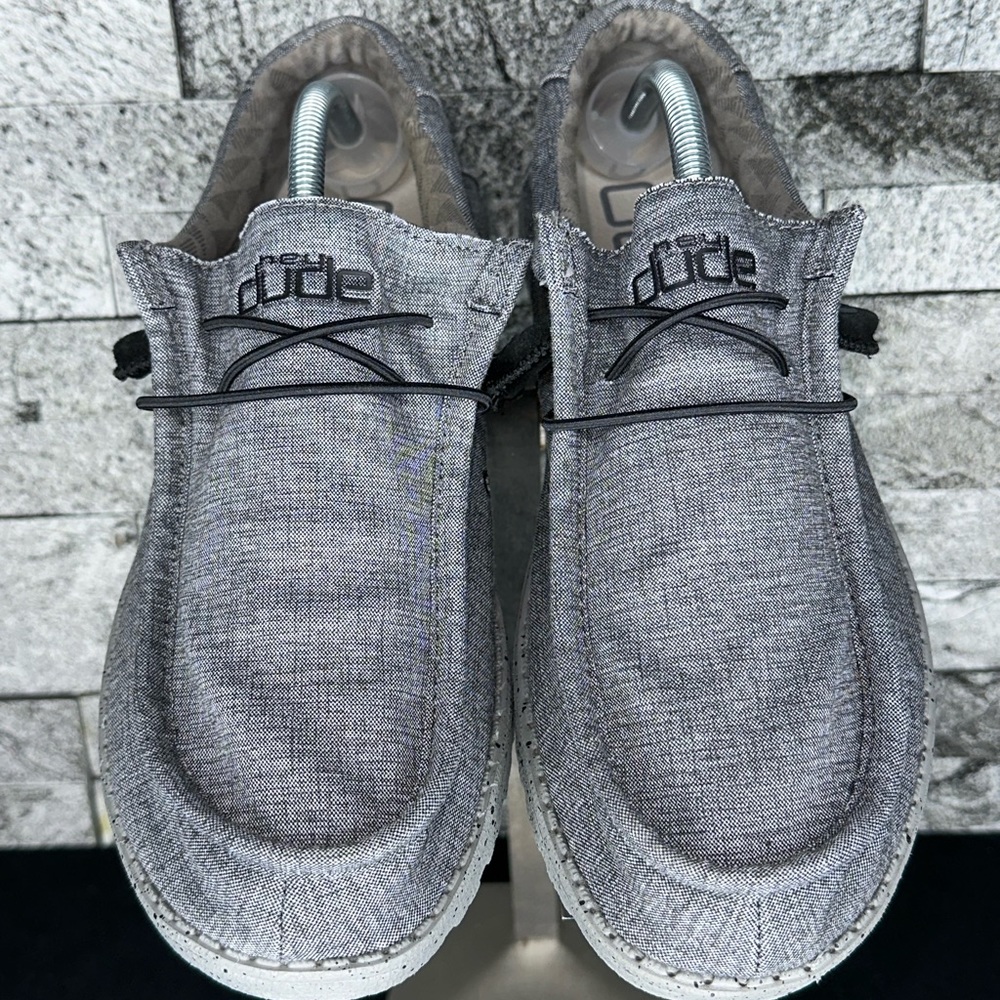 Hey Dude Shoes Wally L Stretch Steel - MNS11 - Picture 9 of 10